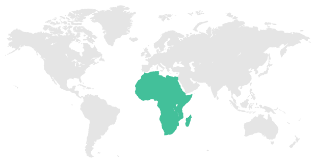 world map africa