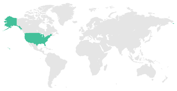 World map USA