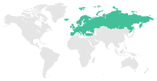  نقشه جهان اروپا و روسیه 