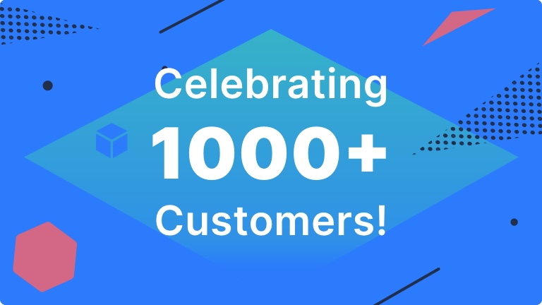 1000 customers - Blog Banner